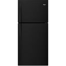 Whirlpool 30-inch, 19.14 cu.ft. Freestanding Top Freezer Refrigerator with Flexi-Slide™ Bin WRT519SZDB IMAGE 1