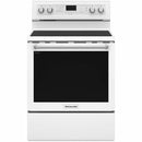 KitchenAid 30-inch Freestanding Electric Range YKFEG500EWH IMAGE 1