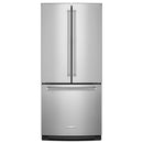 KitchenAid 30-inch, 19.7 cu. ft. French 3-Door Refrigerator with Ice and Water Dispensing System KRFF300ESS IMAGE 1