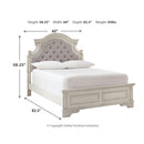 Signature Design by Ashley Realyn B743B40 6 pc Full Panel Bedroom Set IMAGE 10