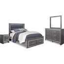 Signature Design by Ashley Lodanna B214B16 6 pc Queen Panel Bedroom Set IMAGE 1