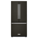 KitchenAid 31-inch, 19.68 cu. ft. French 3-Door Refrigerator with Ice and Water KRFF300EBS IMAGE 1