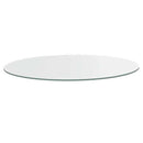 Amisco Round Dalia Pub Height Dining Table with Glass Top and Pedestal Base 50507-42_14/90236 IMAGE 2