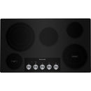 KitchenAid 36-inch Built-in Electric Cooktop with Even-Heat™ Ultra Power™ Element KCES556HBL IMAGE 1