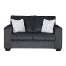 Signature Design by Ashley Altari Stationary Fabric Loveseat 8721335 IMAGE 1