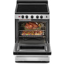 Whirlpool 24-inch, Freestanding Electric Range with Upswept SpillGuard™ Cooktop YWFE50M4HS IMAGE 3