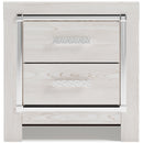Signature Design by Ashley Altyra B2640-92 Two Drawer Night Stand IMAGE 1