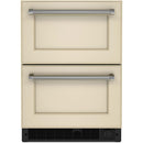KitchenAid 24-inch Undercounter Double-Drawer Refrigerator/Freezer KUDF204KPA IMAGE 1