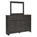 Signature Design by Ashley Brinxton B249B1 Dresser and Mirror IMAGE 1