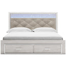 Signature Design by Ashley Altyra B2640B29 King Upholstered Storage Bed IMAGE 2