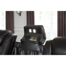 Signature Design by Ashley Party Time 3700315C Power Reclining Sofa with Adjustable Headrest IMAGE 11
