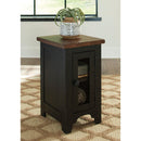 Signature Design by Ashley Valebeck T468T1 Coffee Table and 2 Chairside End Tables IMAGE 3