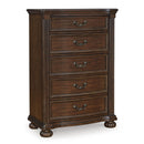 Signature Design by Ashley Lavinton B764-46 Five Drawer Chest IMAGE 1