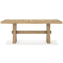 Signature Design by Ashley Galliden D841-45 Rectangular Dining Room Table IMAGE 2