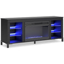 Signature Design by Ashley Cayberry W2721-168 TV Stand with Fireplace IMAGE 3