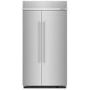 KitchenAid 25.5 cu. ft. Built-in Side-by-Side Refrigerator with Internal Ice Maker KBSN702MPS IMAGE 1