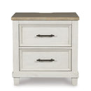 Benchcraft Shaybrock B683-92 Two Drawer Night Stand IMAGE 3