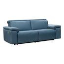 Elran Power Reclining Fabric Sofa 30076-MEC-OPA Power Reclining Sofa with Power Head-rest IMAGE 1