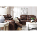 Signature Design by Ashley Stoneland 3990496C Double Reclining Power Loveseat with Console IMAGE 8