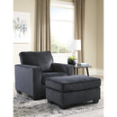 Signature Design by Ashley Altari 87213U2 Chair and Ottoman IMAGE 1