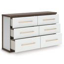 Signature Design by Ashley Kendanport PCB1108-31 Six Drawer Dresser IMAGE 2