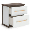 Signature Design by Ashley Kendanport PCB1108-92 Two Drawer Night Stand IMAGE 2