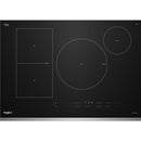 Whirlpool 30-inch Intelligent Built-in Induction Cooktop with Temp Cook™ Technology WCIT7530SS IMAGE 1