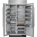 KitchenAid 48-inch, 30 cu. ft. Built-in Side-by-Side Refrigerator with Platinum Interior KBSN748SPS IMAGE 2