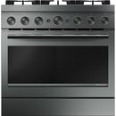 KitchenAid 36-inch Freestanding Commercial-Style Dual-Fuel Range KFDS936SJP IMAGE 1