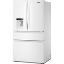 Whirlpool 36-inch French 4-Door Refrigerator with Water and Ice Dispensing System WRMF3636SW IMAGE 4