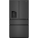 Whirlpool 36-Inch French Door Refrigerator with In-Door Water and Ice Maker WRMF3536SV IMAGE 1