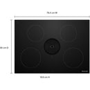 KitchenAid 30-inch Built-in NextGen Induction Cooktop with Downdraft Ventilation System KCID930SBL IMAGE 6