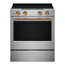 KitchenAid 30-inch Slide-in Electric Range with  Convection Cooking Modes YKSES530SPS IMAGE 4