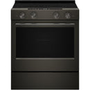 KitchenAid 30-inch Slide-in Electric Range with  Convection Cooking Modes YKSES530SBE IMAGE 1