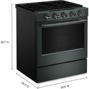KitchenAid 30-inch Smart Slide-in Gas Range with Convection Cooking Modes and 2-in-1 Burner KSGS530SJP IMAGE 14