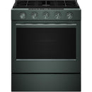 KitchenAid 30-inch Smart Slide-in Gas Range with Convection Cooking Modes and 2-in-1 Burner KSGS530SJP IMAGE 1
