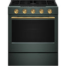 KitchenAid 30-inch Smart Slide-in Gas Range with Convection Cooking Modes and 2-in-1 Burner KSGS530SJP IMAGE 4