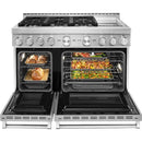 KitchenAid 48-inch Freestanding Gas Range with 6 Burners and Griddle KFGD948SSS IMAGE 2