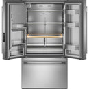 KitchenAid 36-inch French 3-Door Refrigerator with Water and Ice Dispensing System KRFF436SPS IMAGE 2