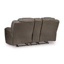 Signature Design by Ashley Lowilla PC6450694 Double Reclining Loveseat with Console IMAGE 4