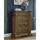 Signature Design by Ashley Frantanna PCB949-46 Five Drawer Chest IMAGE 4