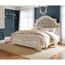  Signature Design by Ashley Realyn B743B23 6 pc King Upholstered Panel Bedroom Set IMAGE 2