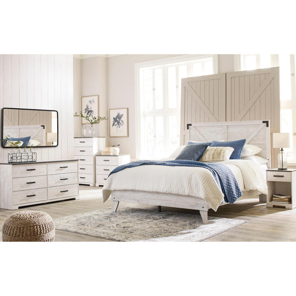 Signature Design by Ashley Shawburn EB4121 4 pc Full Platform Bedroom Set IMAGE 1