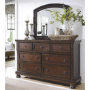  Millennium Porter 7-Drawer Dresser with Mirror B697-31/B697-36 IMAGE 2