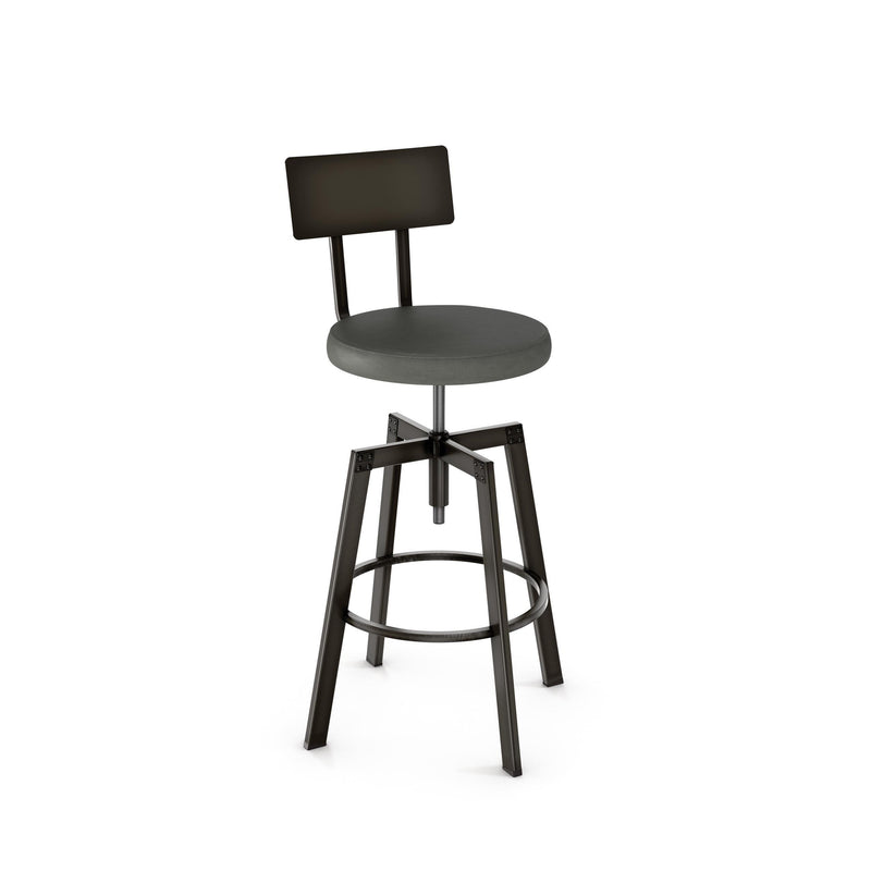 Amisco Architect Adjustable Height Stool 40563-51-DN IMAGE 1