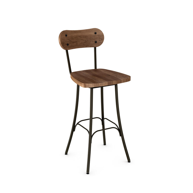 Amisco Bean Pub Height Stool 41268-30_51-87 IMAGE 1