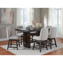  Signature Design by Ashley Burkhaus D984D6 7 pc Counter Height Dining Set IMAGE 1