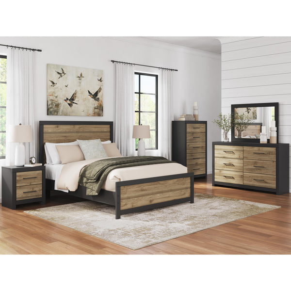 Signature Design by Ashley Vertani B2073 6 pc Queen Panel Bedroom Set IMAGE 1