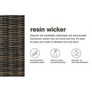  Signature Design by Ashley Elite Park P518P1 4-piece Outdoor Seating Set IMAGE 3