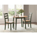  Signature Design by Ashley Gesthaven D401D4 3 pc Dining Set IMAGE 1